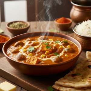 Mushroom Babycorn Butter Masala