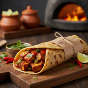 Tandoori Chilli Paneer Roll